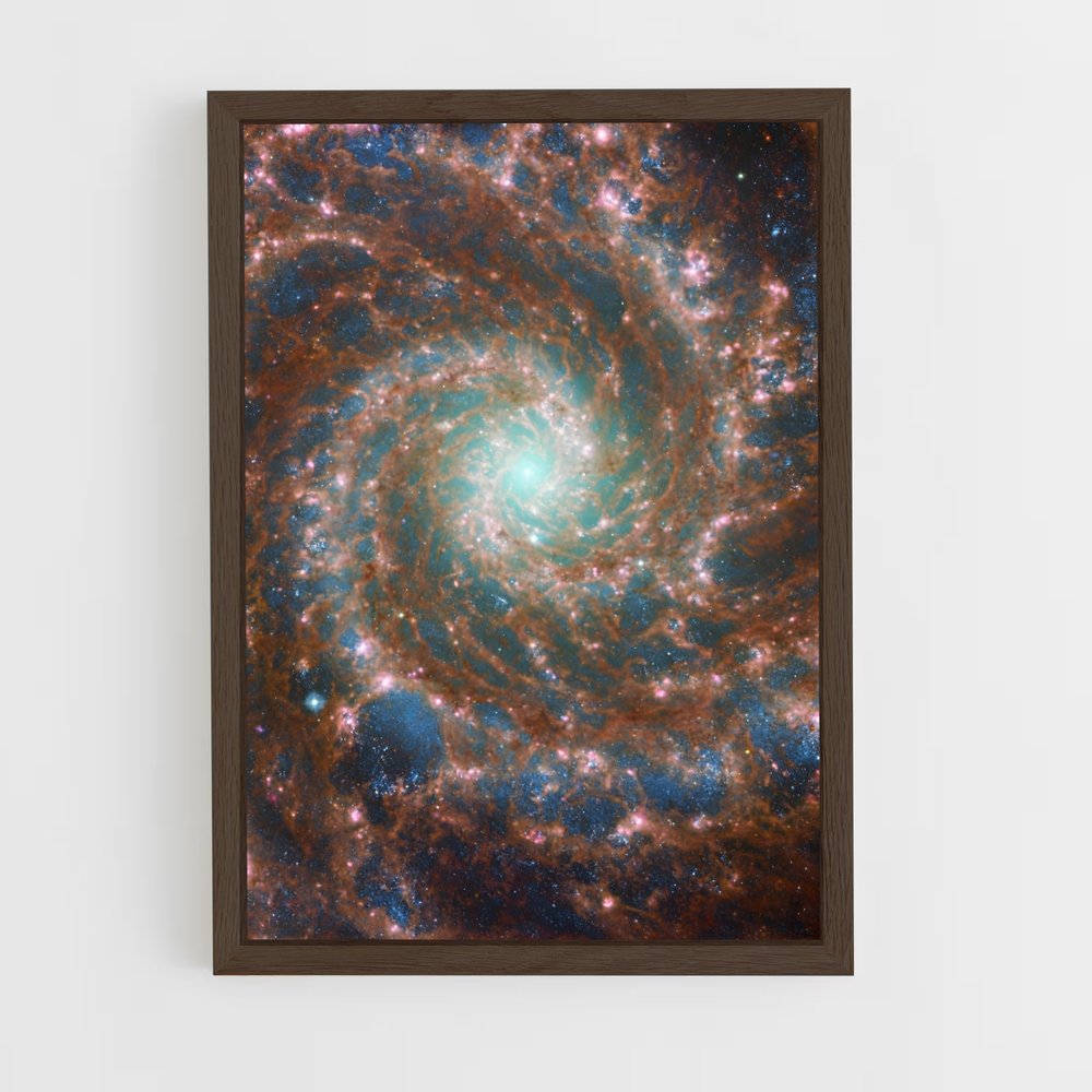 Poster Galaxie en Spirale – affiche Astronomie (vue 5)